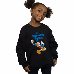 Disney - Sweat FURIOUS DONALD - Fille (Noir)
