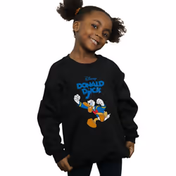 Disney - Sweat FURIOUS DONALD - Fille (Noir)