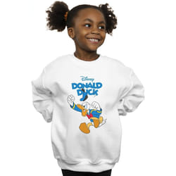 Disney - Sweat FURIOUS DONALD - Fille (Blanc)
