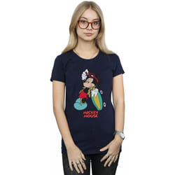 Disney - T-shirt SKATE DUDE - Femme (Bleu marine)