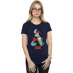 Disney - T-shirt SKATE DUDE - Femme (Bleu marine)