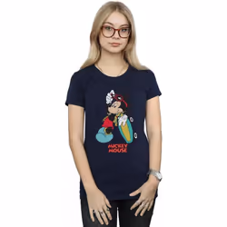 Disney - T-shirt SKATE DUDE - Femme (Bleu marine)