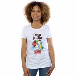 Disney - T-shirt SKATE DUDE - Femme (Blanc)