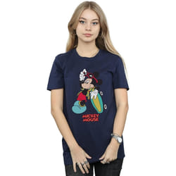 Disney - T-shirt SKATE DUDE - Femme (Bleu marine)