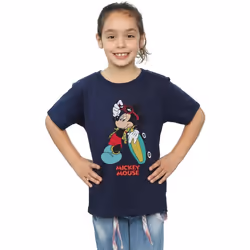 Disney - T-shirt SKATE DUDE - Fille (Bleu marine)