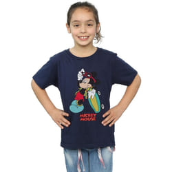 Disney - T-shirt SKATE DUDE - Fille (Bleu marine)