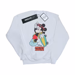 Disney - Sweat SKATE DUDE - Femme (Blanc)