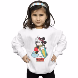 Disney - Sweat SKATE DUDE - Fille (Blanc)