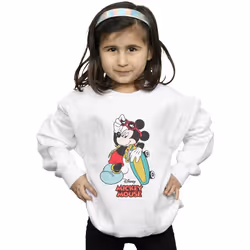 Disney - Sweat SKATE DUDE - Fille (Blanc)