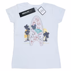 Disney - T-shirt SURF FEVER - Femme (Blanc)