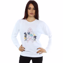 Disney - Sweat SURF FEVER - Femme (Blanc)