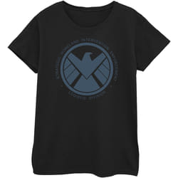 Marvel - T-shirt AGENTS OF SHIELD LOGISTICS DIVISION - Femme (Noir)