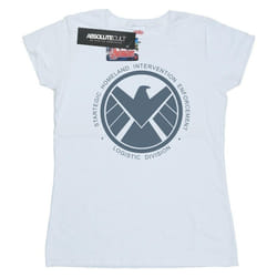Marvel - T-shirt AGENTS OF SHIELD LOGISTICS DIVISION - Femme (Blanc)