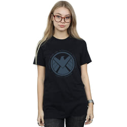 Marvel - T-shirt AGENTS OF SHIELD LOGISTICS DIVISION - Femme (Noir)