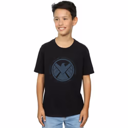 Marvel - T-shirt AGENTS OF SHIELD LOGISTICS DIVISION - Garçon (Noir)