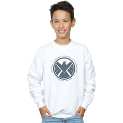Marvel - Sweat AGENTS OF SHIELD LOGISTICS DIVISION - Garçon (Blanc)