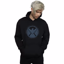 Marvel - Sweat à capuche AGENTS OF SHIELD LOGISTICS DIVISION - Homme (Noir)