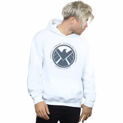 Marvel - Sweat à capuche AGENTS OF SHIELD LOGISTICS DIVISION - Homme (Blanc)