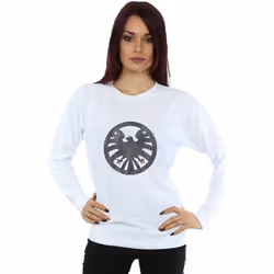 Marvel - Sweat AGENTS OF SHIELD - Femme (Blanc)