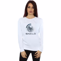 Marvel - Sweat AGENTS OF SHIELD - Femme (Blanc)