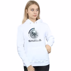 Marvel - Sweat à capuche AGENTS OF SHIELD - Femme (Blanc)