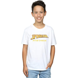 Marvel - T-shirt AKA PETER PARKER - Garçon (Blanc)