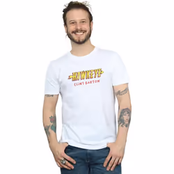 Marvel - T-shirt AKA CLINT BARTON - Homme (Blanc)
