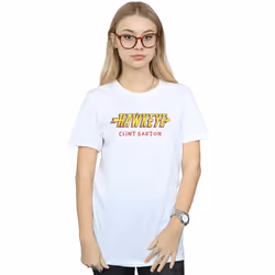 Marvel - T-shirt AKA CLINT BARTON - Femme (Blanc)