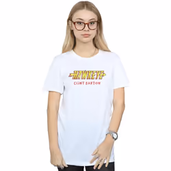 Marvel - T-shirt AKA CLINT BARTON - Femme (Blanc)