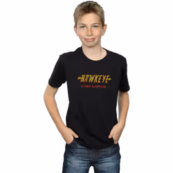 Marvel - T-shirt AKA CLINT BARTON - Garçon (Noir)