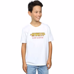Marvel - T-shirt AKA CLINT BARTON - Garçon (Blanc)