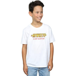 Marvel - T-shirt AKA CLINT BARTON - Garçon (Blanc)
