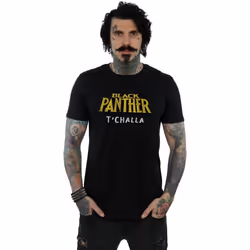 Marvel - T-shirt AKA T'CHALLA - Homme (Noir)