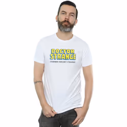 Marvel - T-shirt AKA STEPHEN VINCENT STRANGE - Homme (Blanc)