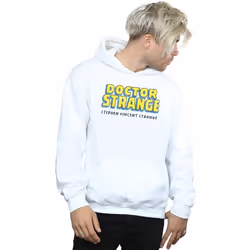 Marvel - Sweat à capuche AKA STEPHEN VINCENT STRANGE - Homme (Blanc)