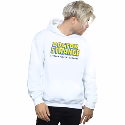 Marvel - Sweat à capuche AKA STEPHEN VINCENT STRANGE - Homme (Blanc)