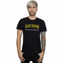 Marvel - T-shirt AKA NATASHA ROMANOFF - Homme (Noir)