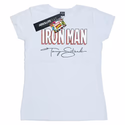 Marvel - T-shirt AKA TONY STARK - Femme (Blanc)