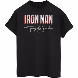 Marvel - T-shirt AKA TONY STARK - Femme (Noir)