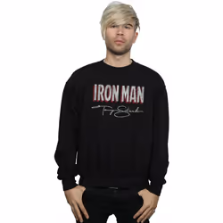 Marvel - Sweat AKA TONY STARK - Homme (Noir)