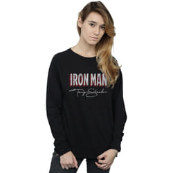 Marvel - Sweat AKA TONY STARK - Femme (Noir)