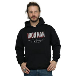 Marvel - Sweat à capuche AKA TONY STARK - Homme (Noir)