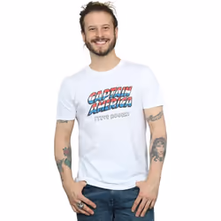 Marvel - T-shirt AKA STEVE ROGERS - Homme (Blanc)