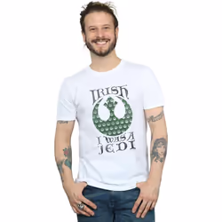 Star Wars - T-shirt IRISH WAS A JEDI - Homme (Blanc)