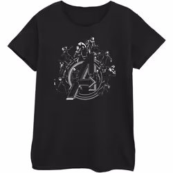 Marvel - T-shirt AVENGERS ENDGAME - Femme (Noir)