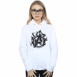 Marvel - Sweat à capuche AVENGERS ENDGAME - Femme (Blanc)