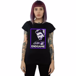 Marvel - T-shirt AVENGERS ENDGAME - Femme (Noir)