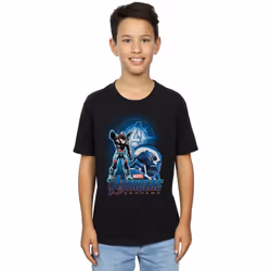 Marvel - T-shirt AVENGERS ENDGAME - Garçon (Noir)