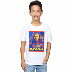 Marvel - T-shirt AVENGERS ENDGAME - Garçon (Blanc)