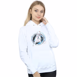 Marvel - Sweat à capuche AVENGERS ENDGAME - Femme (Blanc)